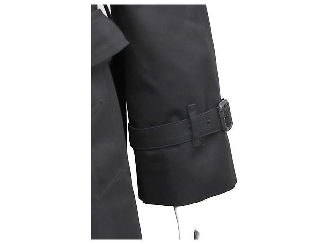 Burberry Trench coat negro para mujeres de Londres - vista 17