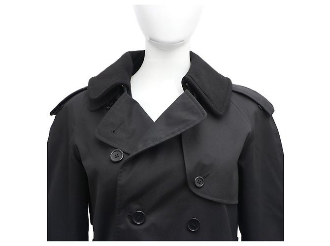 Burberry Trench coat negro para mujeres de Londres - vista 2