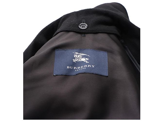 Burberry Trench coat negro para mujeres de Londres - vista 22