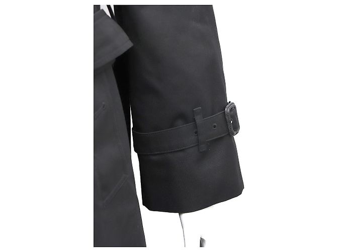 Burberry Trench coat negro para mujeres de Londres - vista 6