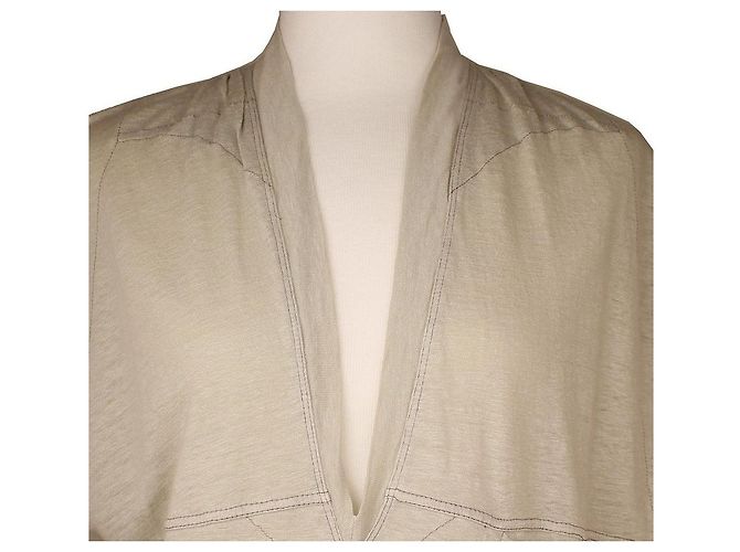 Isabel Marant Vestido sin mangas de lino gris claro Castaño - vista 6