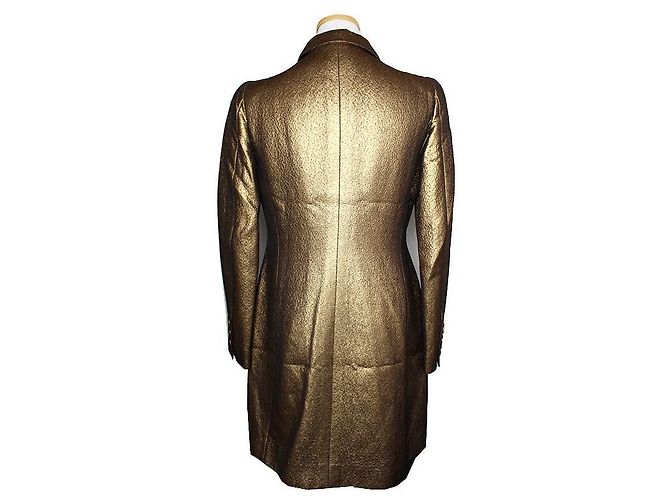 Moschino Giacca Lunga Goldi Chip e Chic D'oro - vista 2