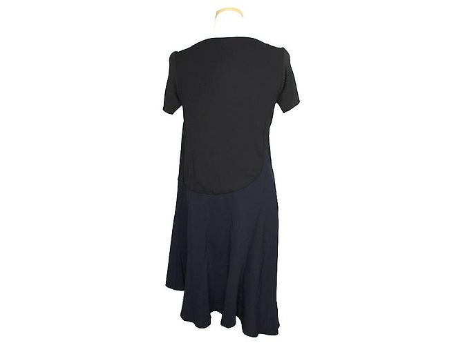 Balenciaga Vestido asimétrico negro - vista 2