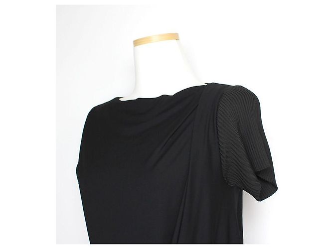 Balenciaga Vestido asimétrico negro - vista 4