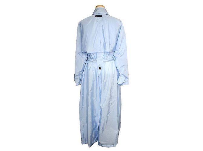 Prada Trenchcoat aus Polyester in Himmelblau - Ansicht 2