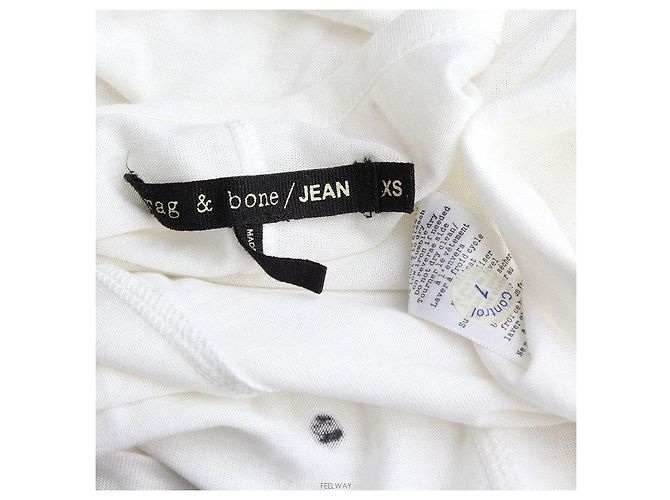 Rag & Bone Camiseta White Stain Blanco - vista 3