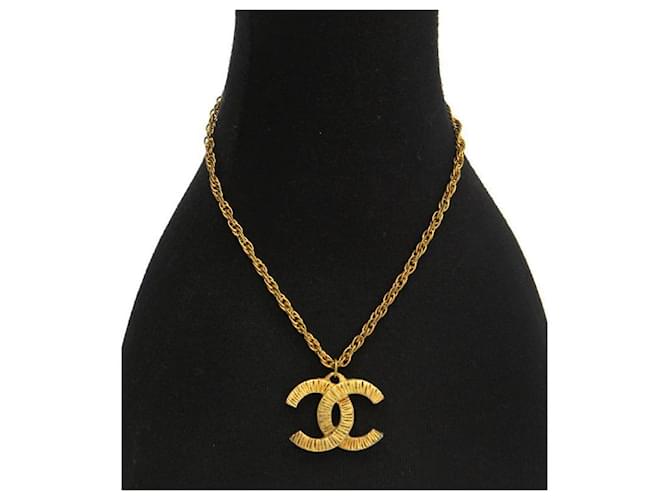 Collar de Oro CC de Chanel Dorado - vista 5