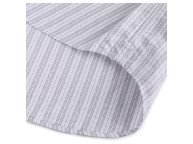 Thom Browne Camicia Oxford a righe Marrone - vista 8