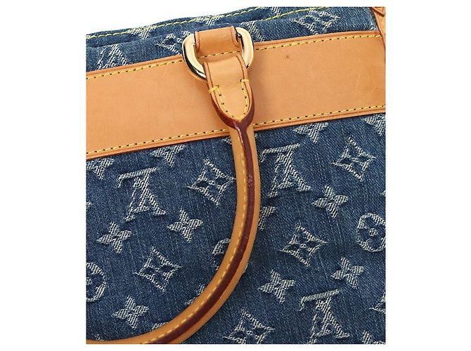 Louis Vuitton Sapla de denim monograma Azul - vista 10