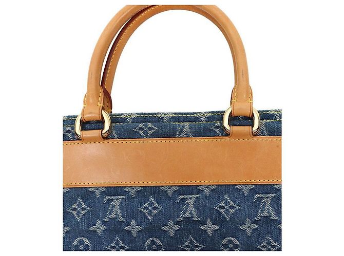 Louis Vuitton Sapla de denim monograma Azul - vista 9
