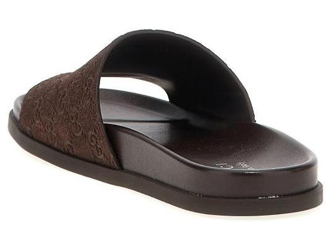 Gucci Sandali Slide AADUO Marrone - vista 6