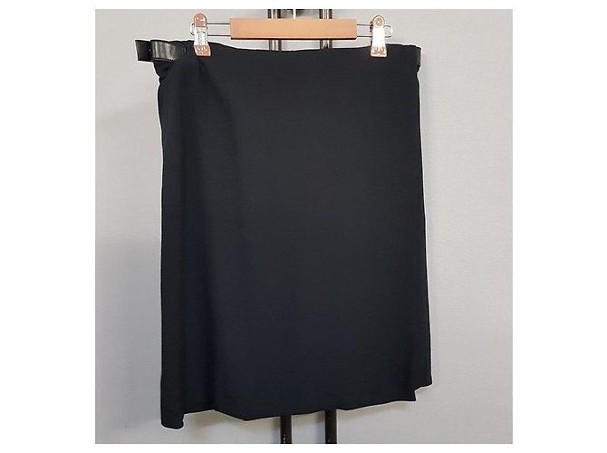 Hermès Gonna di seta Nero - vista 2