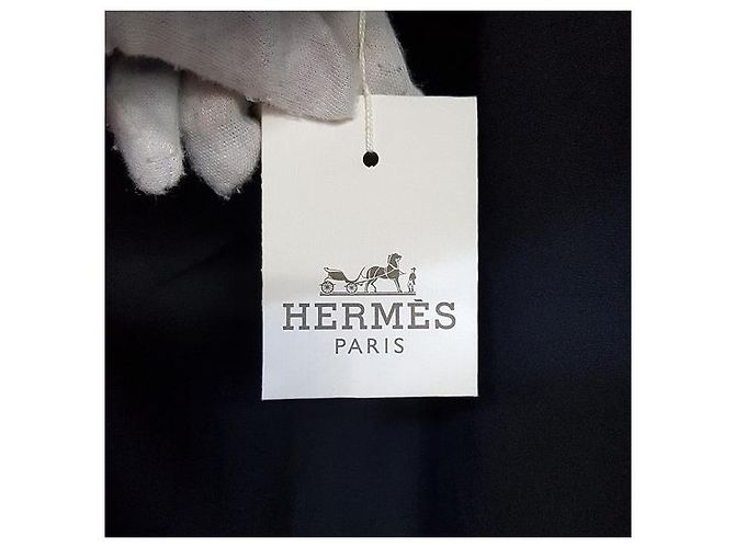 Hermès Gonna di seta Nero - vista 3