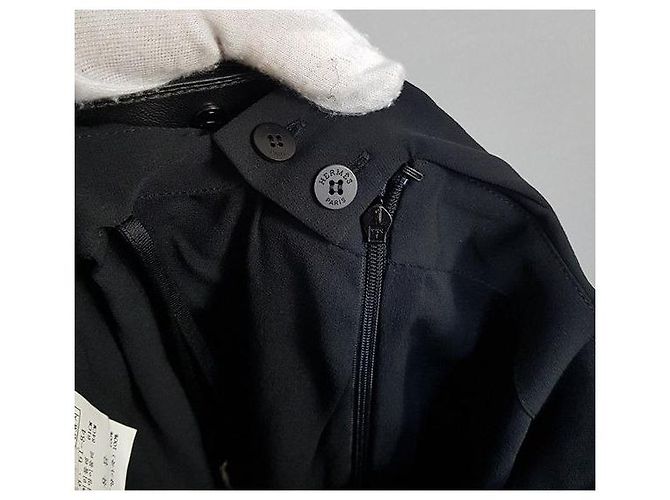 Hermès Gonna di seta Nero - vista 5