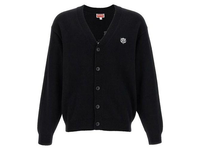 Kenzo Bestickter Cardigan Schwarz - Ansicht 4