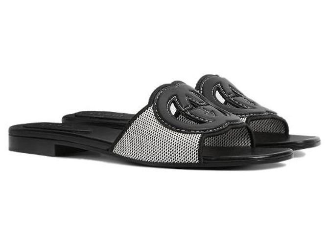 Gucci Infradito intrecciato Nero - vista 5