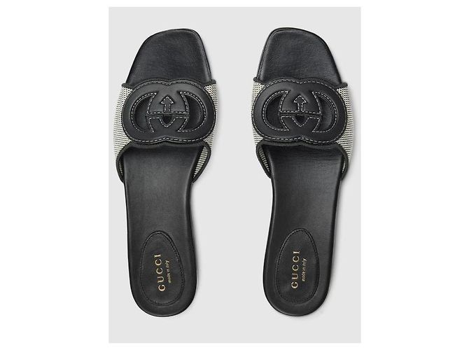 Gucci Infradito intrecciato Nero - vista 8