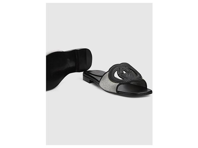 Gucci Infradito intrecciato Nero - vista 9