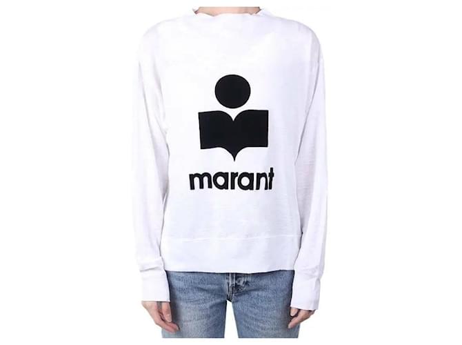 Isabel Marant Langarm-T-Shirt Weiß - Ansicht 4
