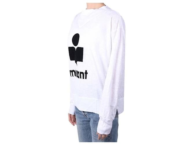 Isabel Marant Langarm-T-Shirt Weiß - Ansicht 5