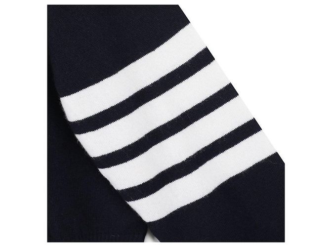 Thom Browne Pull en cachemire Bleu - vue 7