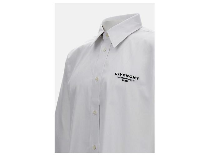 Givenchy Camisa de popeline com estampa de carimbo - vista 6