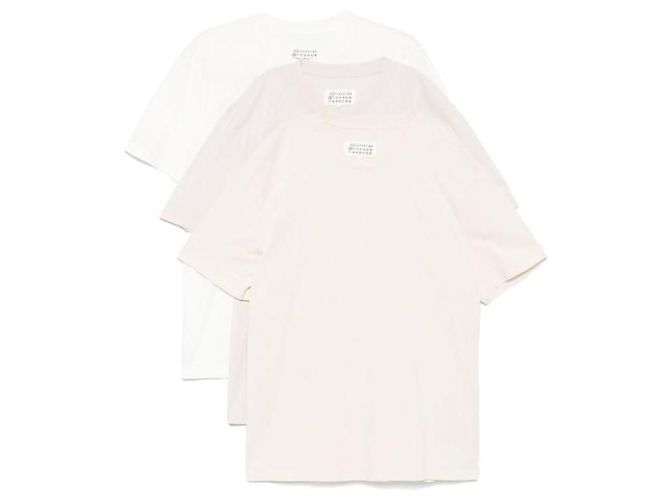 Maison Martin Margiela Kurzarm-T-Shirt mit Rückennaht Mehrfarben - Ansicht 4