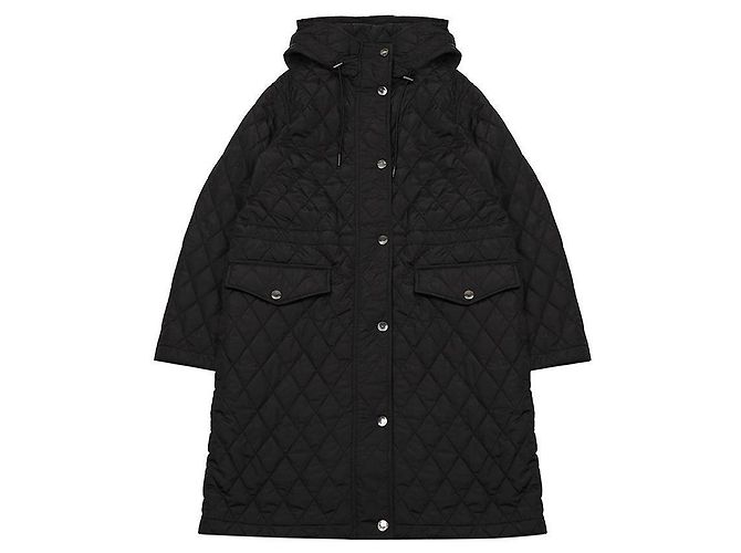 Burberry Abrigo con capucha de nailon acolchado Negro - vista 3