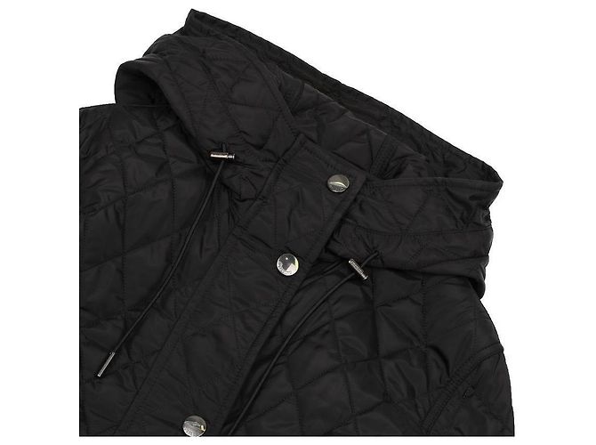 Burberry Abrigo con capucha de nailon acolchado Negro - vista 6