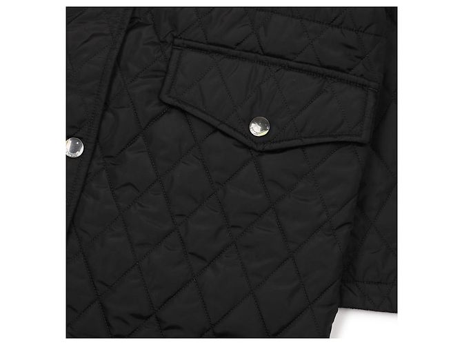 Burberry Abrigo con capucha de nailon acolchado Negro - vista 8