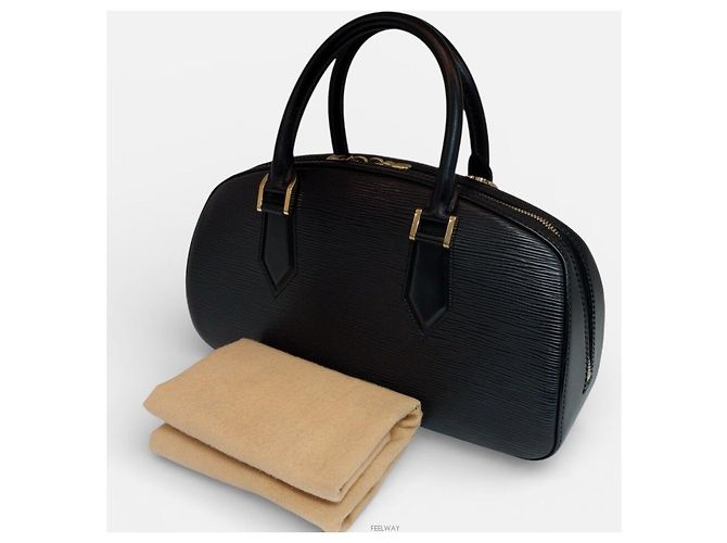 Louis Vuitton Borsa Tote Epi Jasmin Noir Nero - vista 2