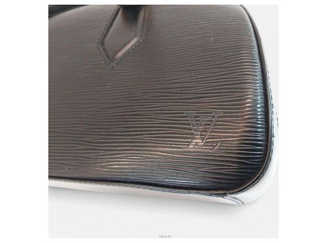Louis Vuitton Borsa Tote Epi Jasmin Noir Nero - vista 6