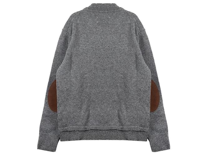 Maison Martin Margiela Pullover mit Ellbogen-Patches Braun - Ansicht 4
