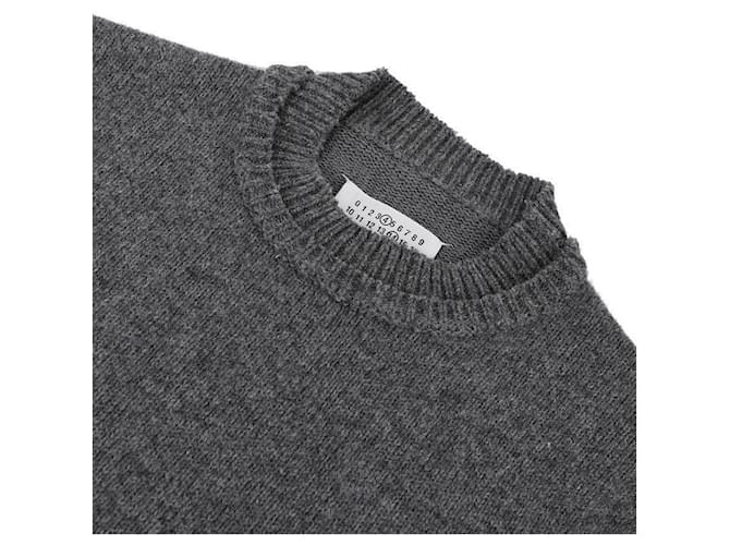 Maison Martin Margiela Pullover mit Ellbogen-Patches Braun - Ansicht 5