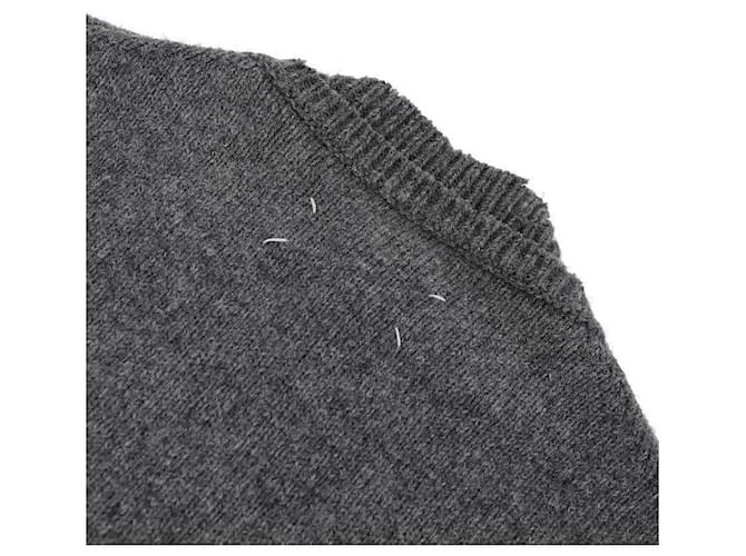 Maison Martin Margiela Pullover mit Ellbogen-Patches Braun - Ansicht 8