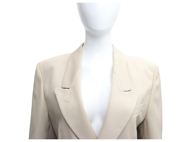 Burberry Giacca beige con dettagli a bottoni per donne Marrone - vista 2
