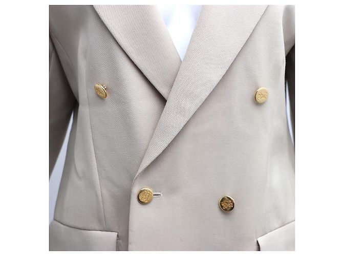 Burberry Giacca beige con dettagli a bottoni per donne Marrone - vista 3