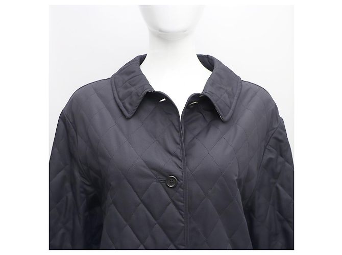 Burberry Damen gesteppte Jacke Schwarz - Ansicht 2