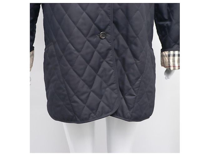 Burberry Damen gesteppte Jacke Schwarz - Ansicht 4