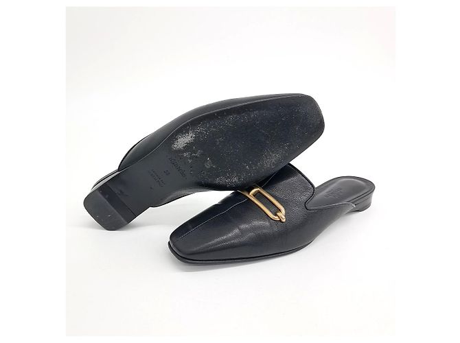 Mule Esmy de Hermès Negro - vista 4
