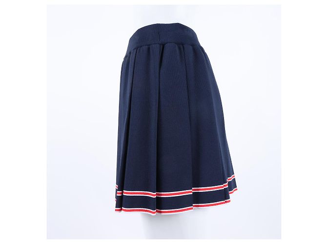 Falda de punto elástico Gucci Azul - vista 2