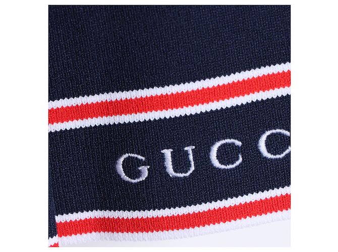 Falda de punto elástico Gucci Azul - vista 4