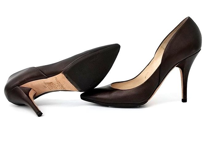 Scarpe Jimmy Choo Marrone - vista 4