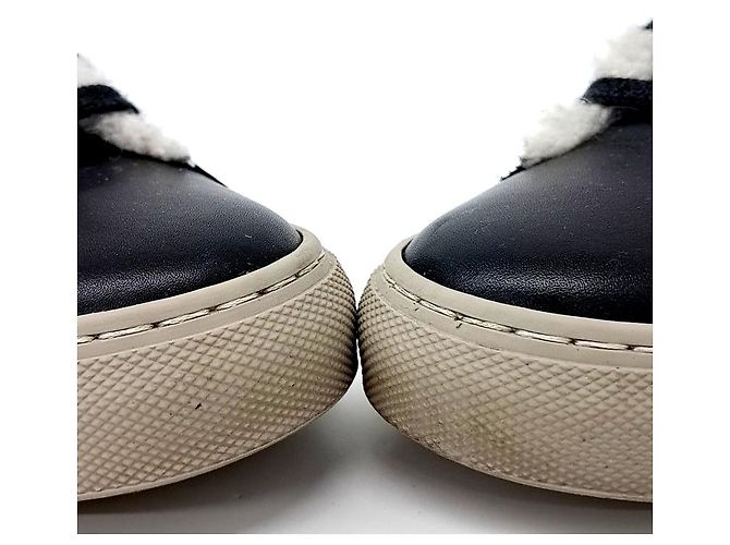 Shearling-Sneaker von Brunello Cucinelli Schwarz - Ansicht 2