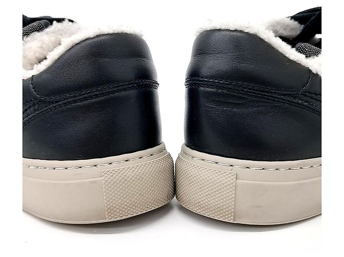Shearling-Sneaker von Brunello Cucinelli Schwarz - Ansicht 3