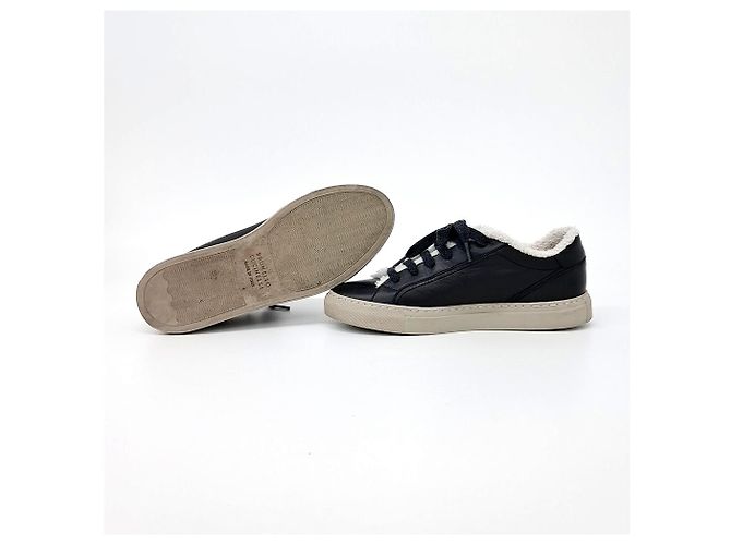 Shearling-Sneaker von Brunello Cucinelli Schwarz - Ansicht 4