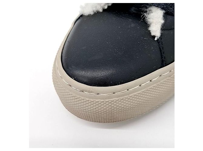 Shearling-Sneaker von Brunello Cucinelli Schwarz - Ansicht 5