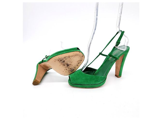 Sandali in suede Jil Sander - vista 4