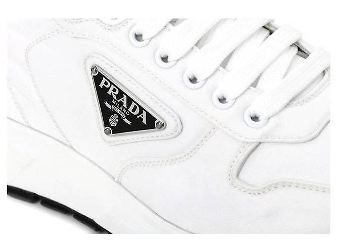 Prada Sneakers in nylon Bianco - vista 6
