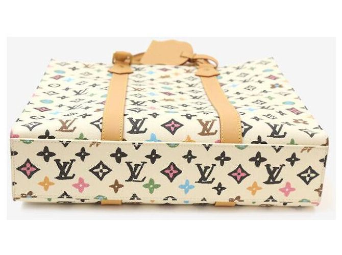 Louis Vuitton Borsa Tote Monogramma Vaniglia Sakplah Bianco - vista 4